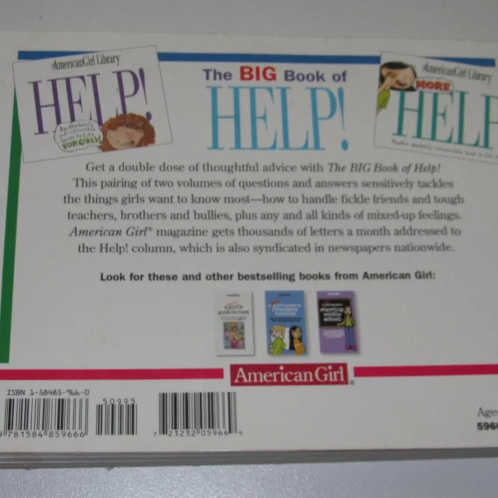 American Girl “The Big Book of Help!” Girls’ Guide to Life – Paperback Self-Help
